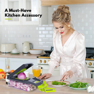 The Modern Habitat™ Multifunctional Vegetable Slicerقطاعة خضراوات متعددة الوظائف