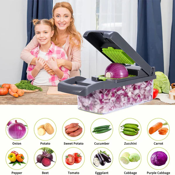 The Modern Habitat™ Multifunctional Vegetable Slicerقطاعة خضراوات متعددة الوظائف